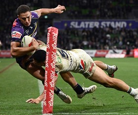 Match Moment #7: Tuivasa-Sheck sends Warbrick flying